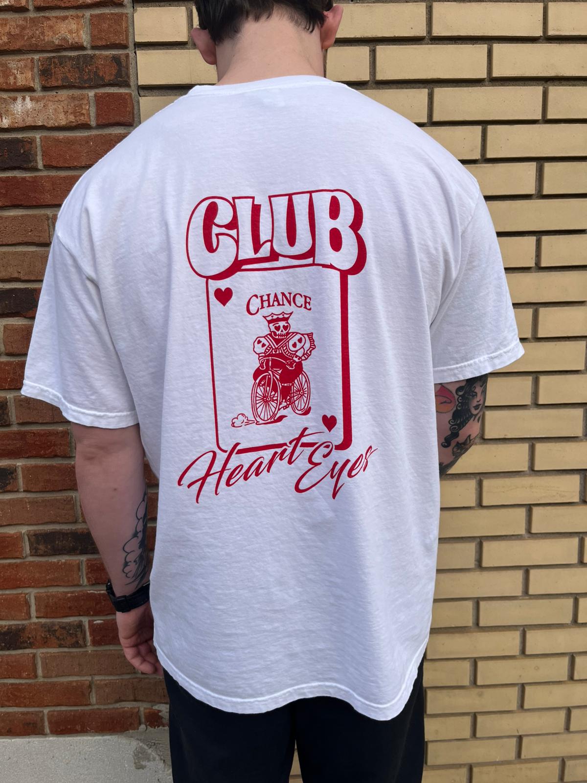 CLUB HEART EYES TEE