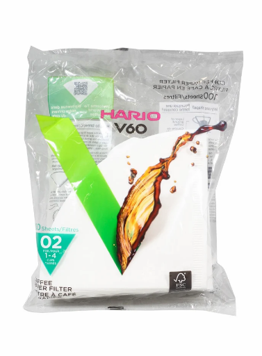 HARIO V60-02 FILTERS (100)