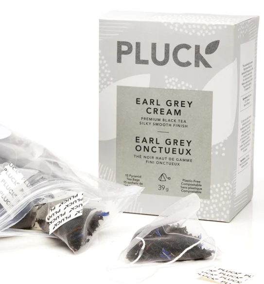 Earl Grey Cream - PLUCK TEAS 15 Pyramid Tea Bags